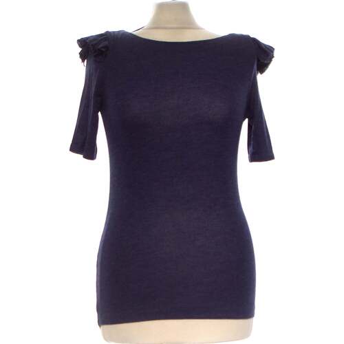 Vêtements Femme La garantie du prix le plus bas Mango top manches courtes  36 - T1 - S Bleu Bleu