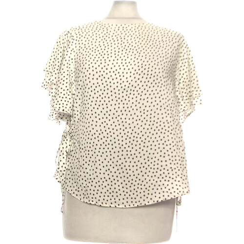 Vêtements Femme Vestes en cuir / synthétiques Zara top manches courtes  34 - T0 - XS Blanc Blanc