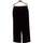 Vêtements Femme Pantalons Etam pantalon droit femme  38 - T2 - M Noir Noir