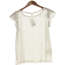 Vêtements Femme Linge de maison H&M top manches courtes  34 - T0 - XS Blanc Blanc
