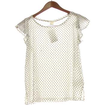 Vêtements Femme Décorations de noël H&M top manches courtes  34 - T0 - XS Blanc Blanc
