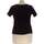 Vêtements Femme T-shirts & Polos Guy Laroche 36 - T1 - S Noir