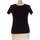 Vêtements Femme T-shirts Logo & Polos Guy Laroche 36 - T1 - S Noir
