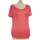Vêtements Femme T-shirts Superland-print & Polos Jacqueline Riu 34 - T0 - XS Rose