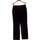 Vêtements Femme Pantalons Soft Grey 40 - T3 - L Noir