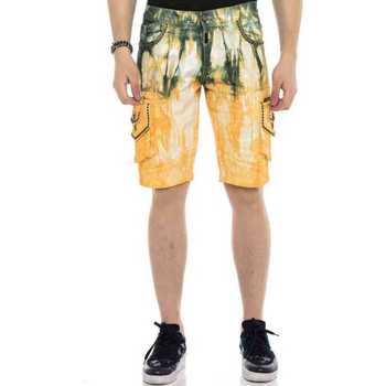 Vêtements Homme Shorts / Bermudas Cipo And Baxx Shorts  pour Homme - CK208 - Vert Jaune - 28 Vert