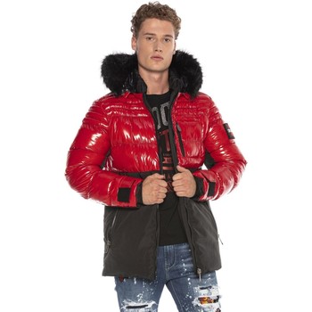 Vêtements Homme Parkas Cipo And Baxx Veste  pour Homme - CM166 - Rouge - XL Rouge