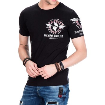 Vêtements Homme T-shirts & Polos Cipo And Baxx T-Shirt  pour Homme - CT375 Noir