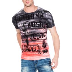 Vêtements Homme T-shirts & Polos Cipo And Baxx T-Shirt  pour Homme - CT401 Rose