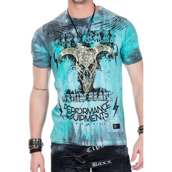 Vêtements Homme T-shirts manches courtes Cipo And Baxx T-Shirt  pour Homme - CT404 - Vert - XL Vert