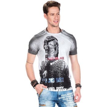 Vêtements Homme T-shirts & Polos Cipo And Baxx T-Shirt  pour Homme - CT412 Blanc