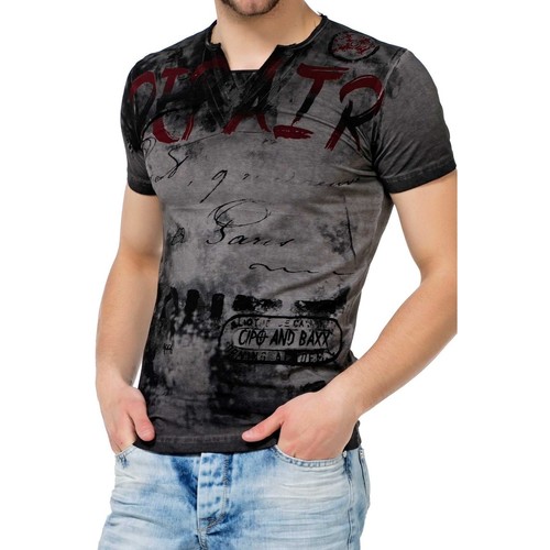Vêtements Homme T-shirts manches courtes TS Burn T-shirt Femme T-Shirt  pour Homme - CT428 Gris