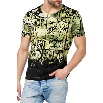 Vêtements Homme T-shirts manches courtes Cipo And Baxx T-Shirt  pour Homme - CT456 Vert