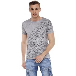 Vêtements Homme T-shirts manches courtes Cipo And Baxx T-Shirt  pour Homme - CT469 Gris