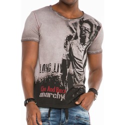 Vêtements Homme T-shirts manches courtes Cipo And Baxx T-Shirt  pour Homme - CT483 Gris