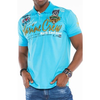 Vêtements Homme T-shirts manches courtes Cipo And Baxx T-Shirt  pour Homme - CT509 Bleu