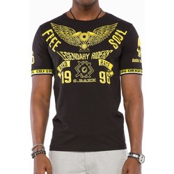 Vêtements Homme T-shirts manches courtes Cipo And Baxx T-Shirt  pour Homme - CT520 - Noir - XL Noir
