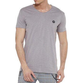 Vêtements Homme T-shirts & Polos Cipo And Baxx T-Shirt  pour Homme - CT522 Gris
