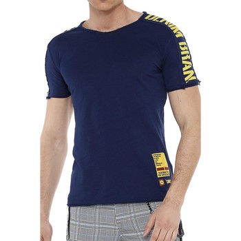 Vêtements Homme T-shirts manches courtes Cipo And Baxx T-Shirt  pour Homme - CT524 - Bleu - XXL Bleu