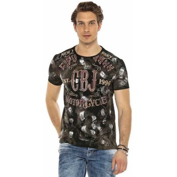 Vêtements Homme T-shirts & Polos Cipo And Baxx T-Shirt  pour Homme - CT560 Noir