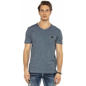 Vêtements Homme T-shirts & Polos Cipo And Baxx T-Shirt  pour Homme - CT564 Bleu
