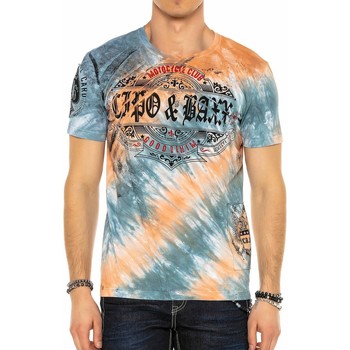 Vêtements Homme T-shirts & Polos Cipo And Baxx T-Shirt  pour Homme - CT584 Orange