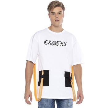 Vêtements Homme T-shirts & Polos Cipo And Baxx T-Shirt  pour Homme - CT589 Blanc