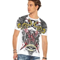 Vêtements Homme T-shirts & Polos Cipo And Baxx T-Shirt  pour Homme - CT598 Blanc
