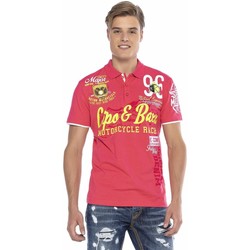 Vêtements Homme T-shirts manches courtes Cipo And Baxx T-Shirt  pour Homme - CT604 Rose