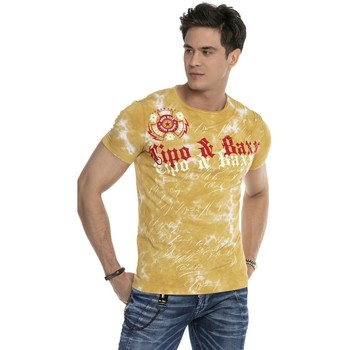 Vêtements Homme T-shirts manches courtes Cipo And Baxx T-Shirt  pour Homme - CT613 Orange