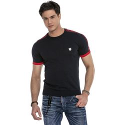 Vêtements Homme T-shirts manches courtes Cipo And Baxx T-Shirt  pour Homme - CT649 Bleu