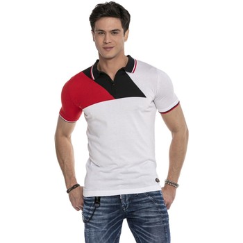 Vêtements Homme T-shirts manches courtes Cipo And Baxx T-Shirt  pour Homme - CT650 Blanc