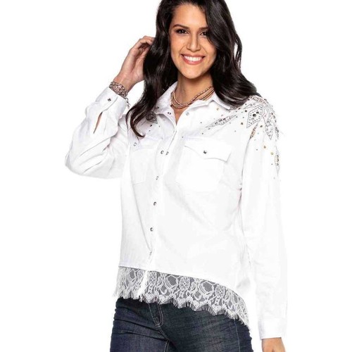 Vêtements Femme Chemises / Chemisiers Mot de passe Chemise  pour Femme - WH118 Blanc