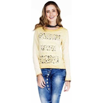 Vêtements Femme Sweats Cipo And Baxx Sweatshirt  pour Femme - WL141 Jaune
