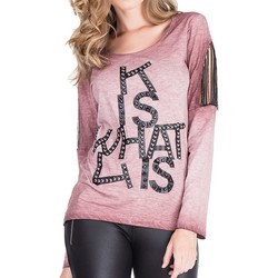 Vêtements Femme Sweats Cipo And Baxx Sweatshirt  pour Femme - WL169 - Rose - S Rose