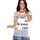 Vêtements Femme T-shirts & Polos Cipo And Baxx T-Shirt Schouler pour Femme - WT290 Blanc