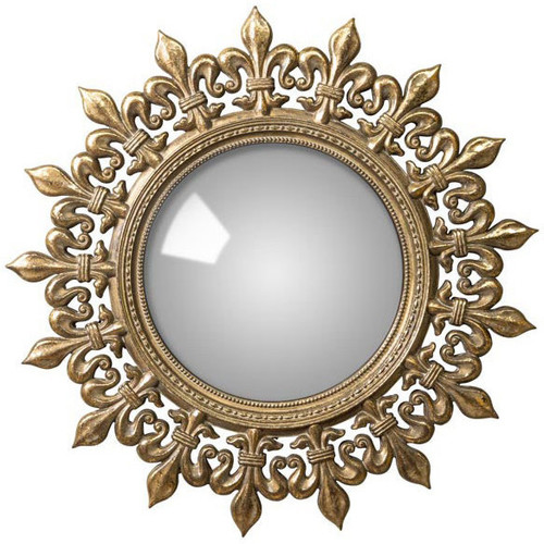 Chehoma Miroir convexe soleil antique 35cm Doré - Maison & Déco Miroirs  56,99 €