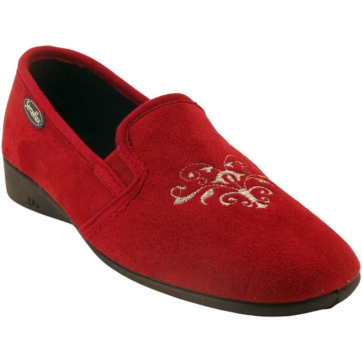 Chaussures Femme Chaussons Semelflex Marie-chantal Rouge