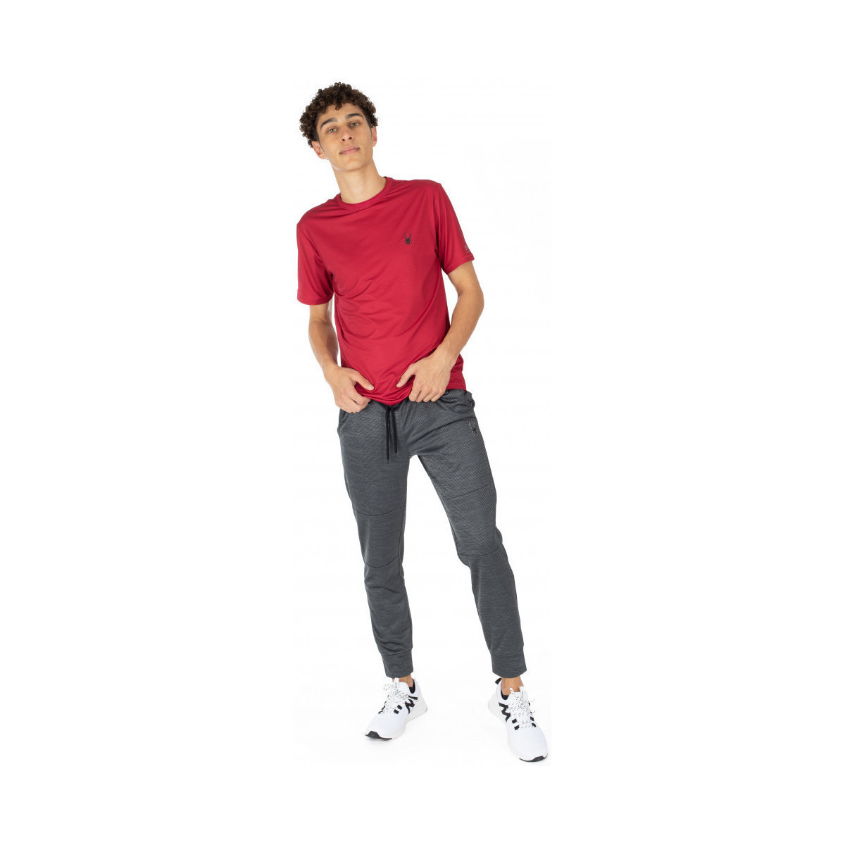 Vêtements Homme Pantalons Spyder Jogging - Quick Dry - doublure polaire Gris