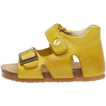 Chaussures Sandales et Nu-pieds Falcotto Sandales en cuir avec boucle et velcro jaune