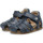 Chaussures Donnez une nouvelle vie à votre dressing avec NewLife Sandales semi-fermées en cuir ALBY Bleu