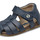 Chaussures Sandales et Nu-pieds Falcotto Sandales semi-fermées en cuir ALBY Bleu