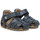 Chaussures Sandales et Nu-pieds Falcotto Sandales semi-fermées en cuir ALBY Bleu