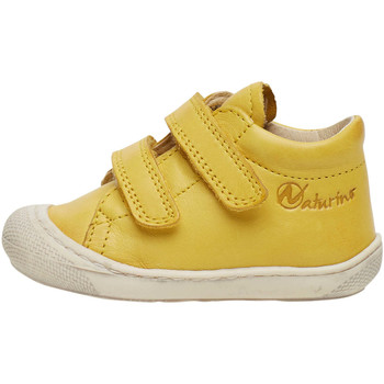 Chaussures Baskets mode Naturino Chaussures premiers pas en cuir nappa jaune