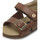 Chaussures Sandales et Nu-pieds Falcotto Sandales en cuir avec boucle et velcro BEA Marron
