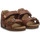 Chaussures Sandales et Nu-pieds Falcotto Sandales en cuir avec boucle et velcro BEA Marron