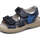 Chaussures Garçon Sandales et Nu-pieds Naturino Sandales en cuir à scratch DOCK Bleu