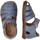 Chaussures Sandales et Nu-pieds Naturino Sandales semi-fermées en cuir SEE Bleu