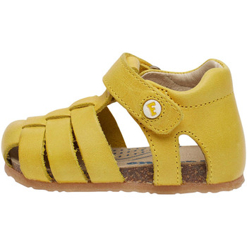 Chaussures Sandales et Nu-pieds Falcotto ALBY-sandale semi-fermée en cuir jaune