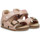 Chaussures Sandales et Nu-pieds Falcotto Sandales en cuir avec boucle et velcro BEA Rose